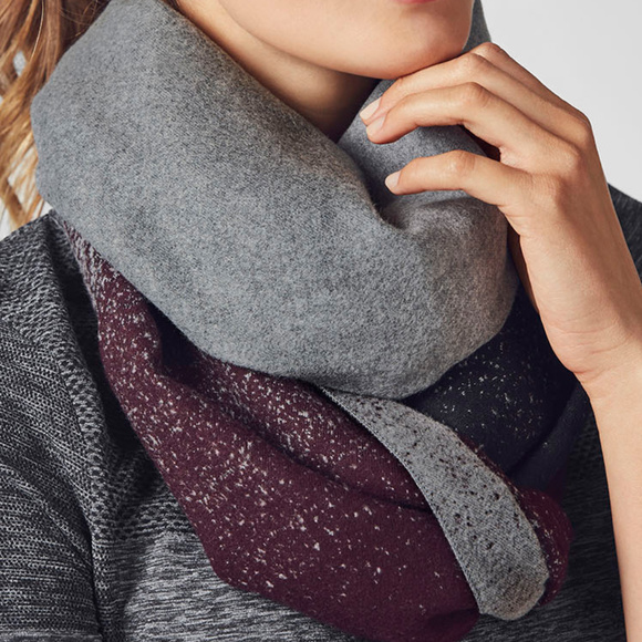 Fabletics Accessories - Fabletics purple ombre extra long scarf.